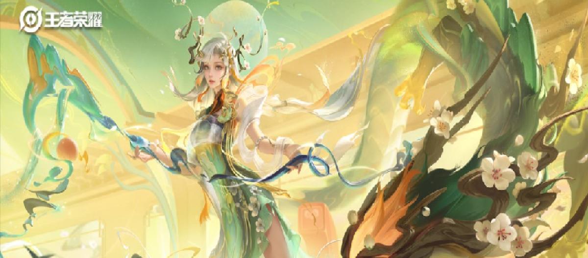 Skin ranking in 2024, Miyue is in the top ten cultural and creative works, and Xiahou Dun’s ink painting style raises the standard.