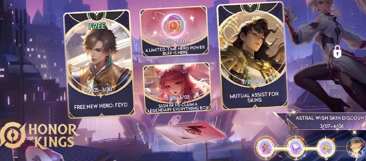 Honor of Kings: Magic Secret Card Event, Swipe Cards to Win Skins