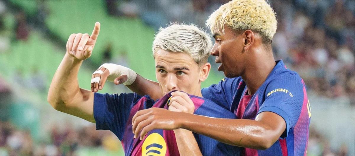 友谊赛——加维梅开二度　巴塞罗那5比0完胜大邱FC