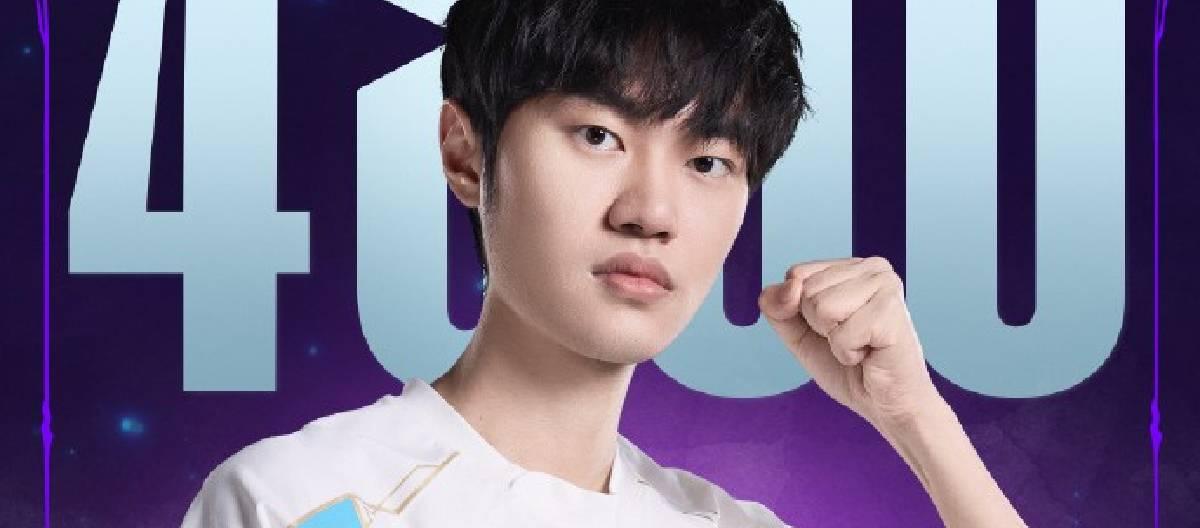 BLG电子竞技俱乐部选手Knight达成职业生涯4500次助攻里程碑