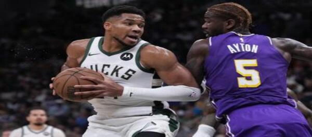 Doncic scores 41 points as Lakers defeat Bucks 119-95.