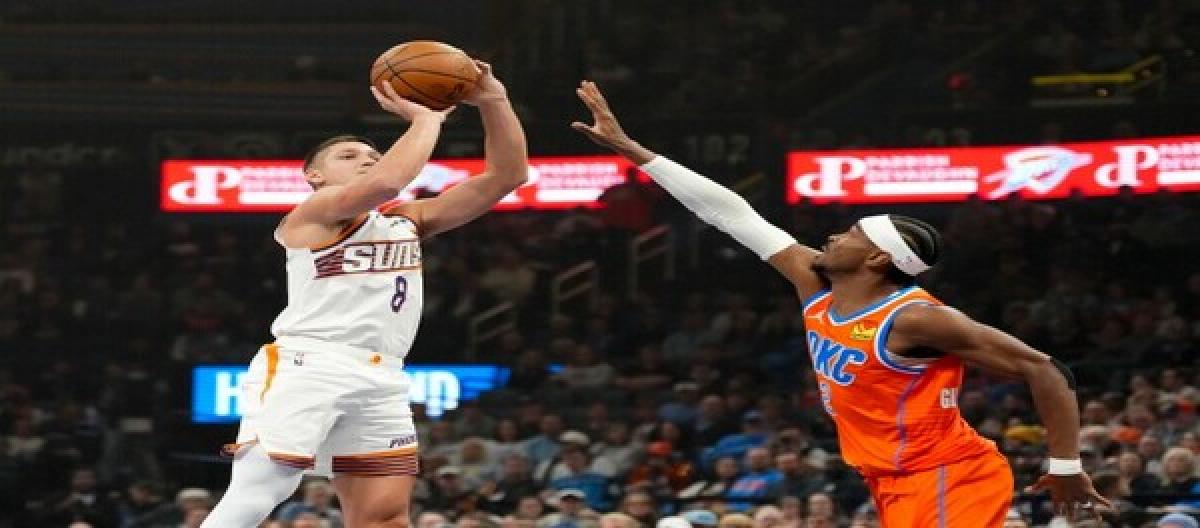 Alexander scored 28 points as the Thunder defeated the Suns 138-89.