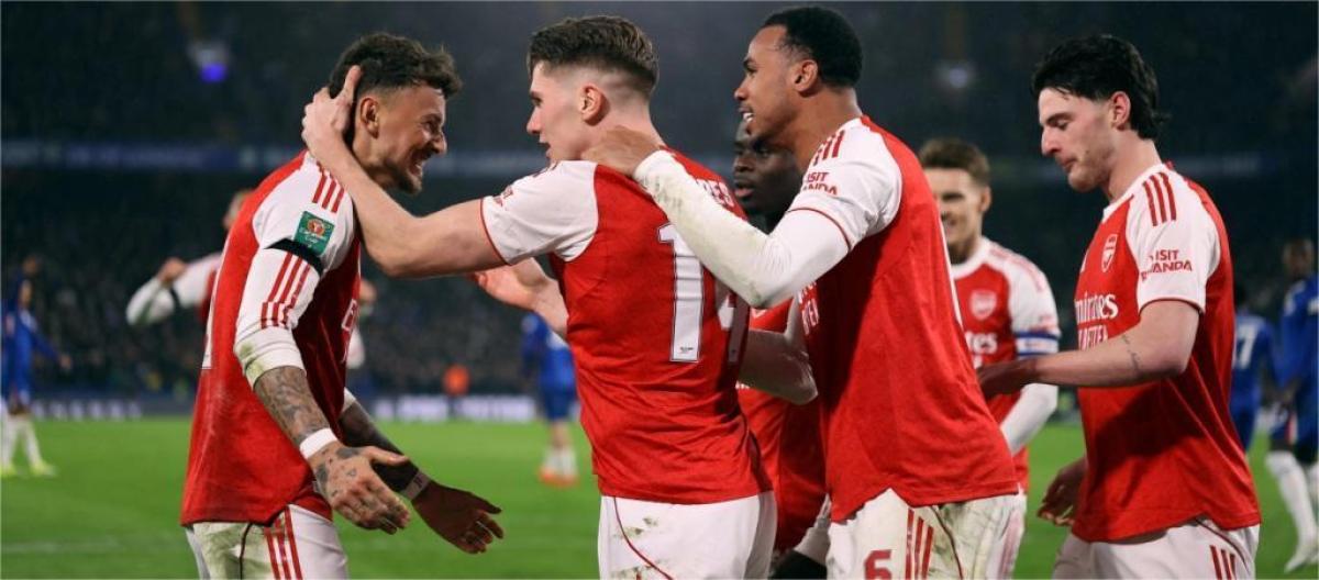 英格兰联赛杯——哲凯赖什建功　阿申纳3比2击败切尔西