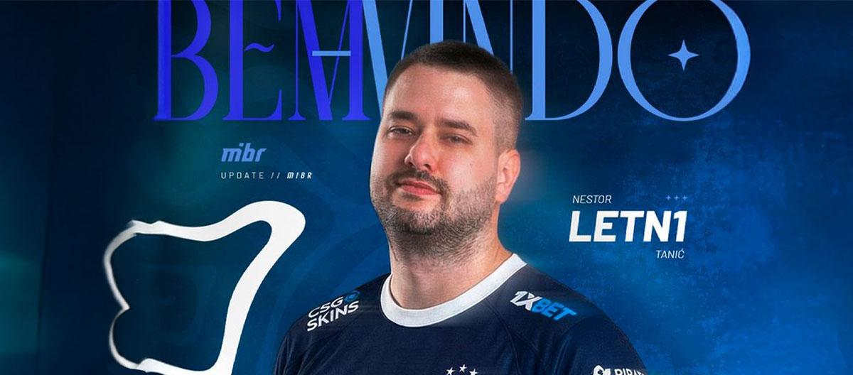 CS2：MIBR官宣签下G2青训队教练LETN1..
