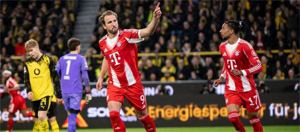 Bundesliga – Kane scores twice as Bayern Munich defeat Borussia Dortmund 3-2 in a dramatic victory.