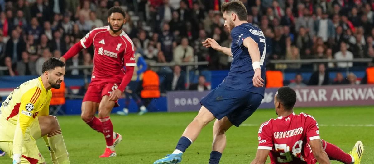 Champions League – Due scores as Paris Saint-Germain beat Liverpool 2-0
