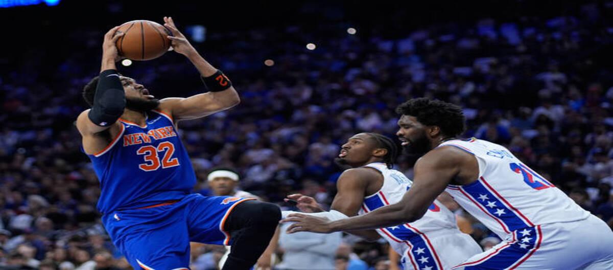 McBride's 25 points saved the Knicks from a 144-114 defeat to the 76ers.