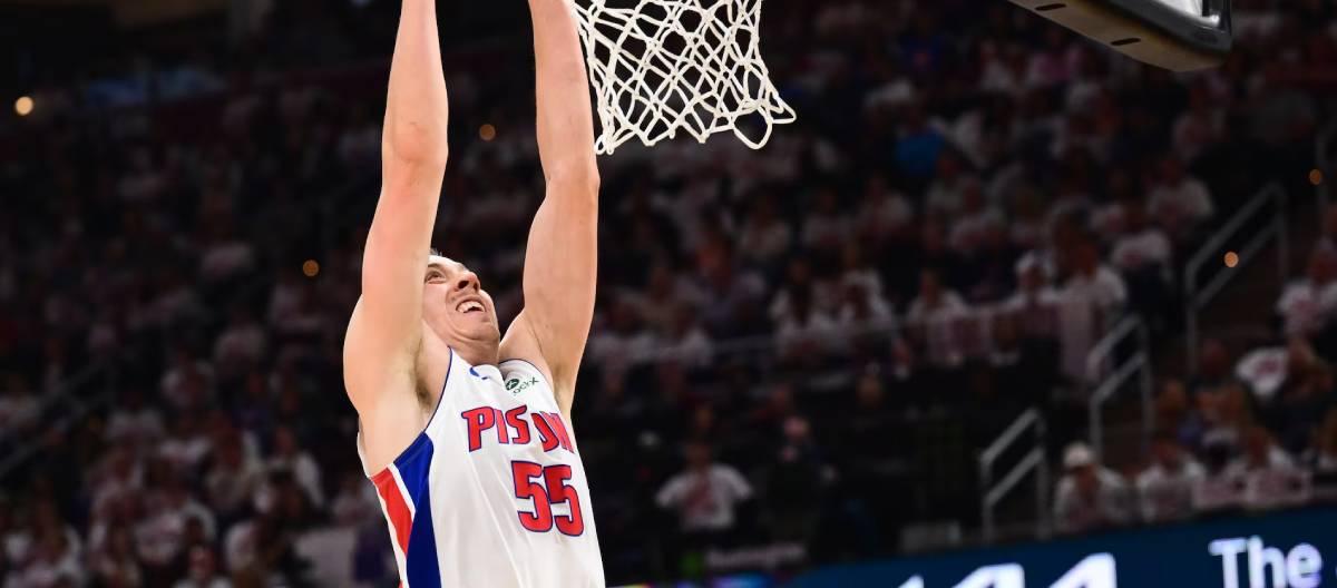 Pistons' star shooter Duncan Robinson is out due to injury.