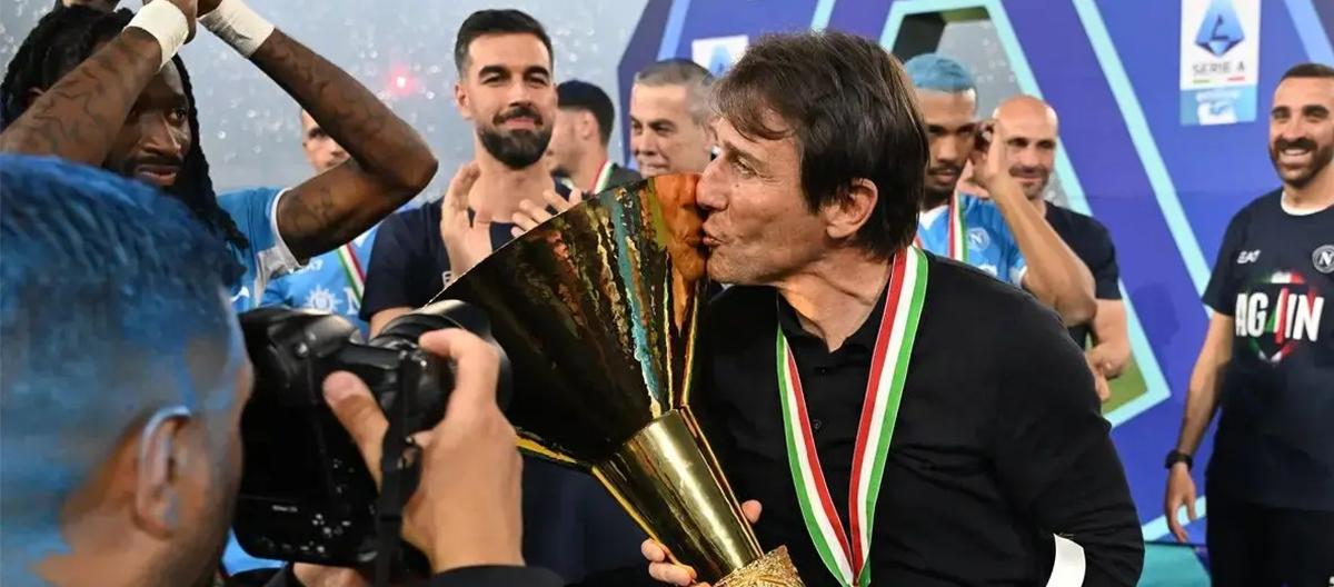 Napoli manager Antonio Conte will leave this summer, with Maurizio Sarri potentially becoming his successor.