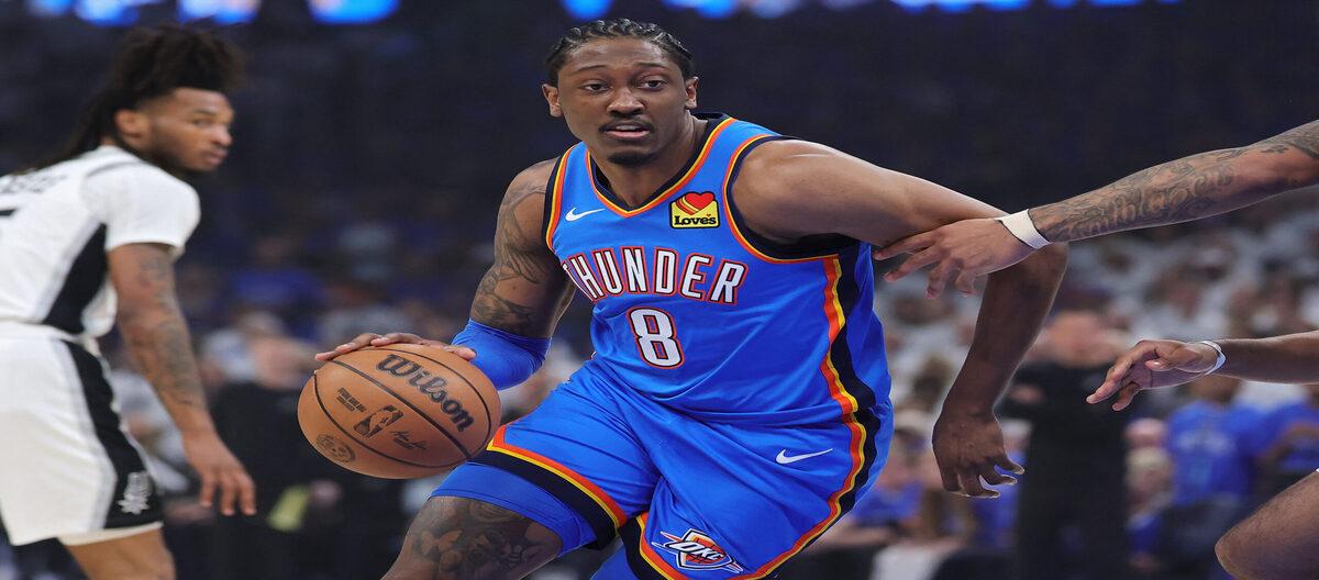 Williams' hamstring injury has recurred, making his participation in Game 3 of the Western Conference Finals uncertain.