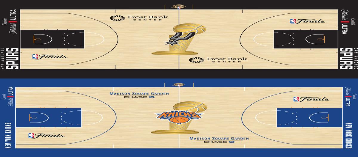 NBA总决赛球场重启经典设计 奖杯图案与手写体标志回归