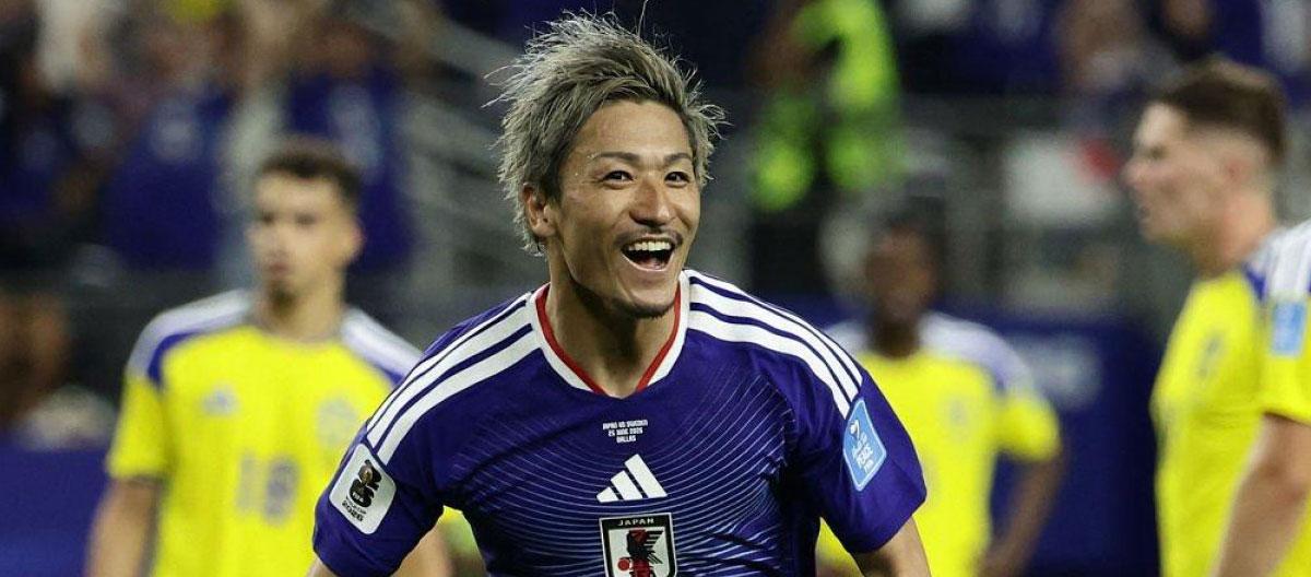 ◤美加墨世界杯◢ 前田大然破门，日本 1-1 战平瑞典携手出线..