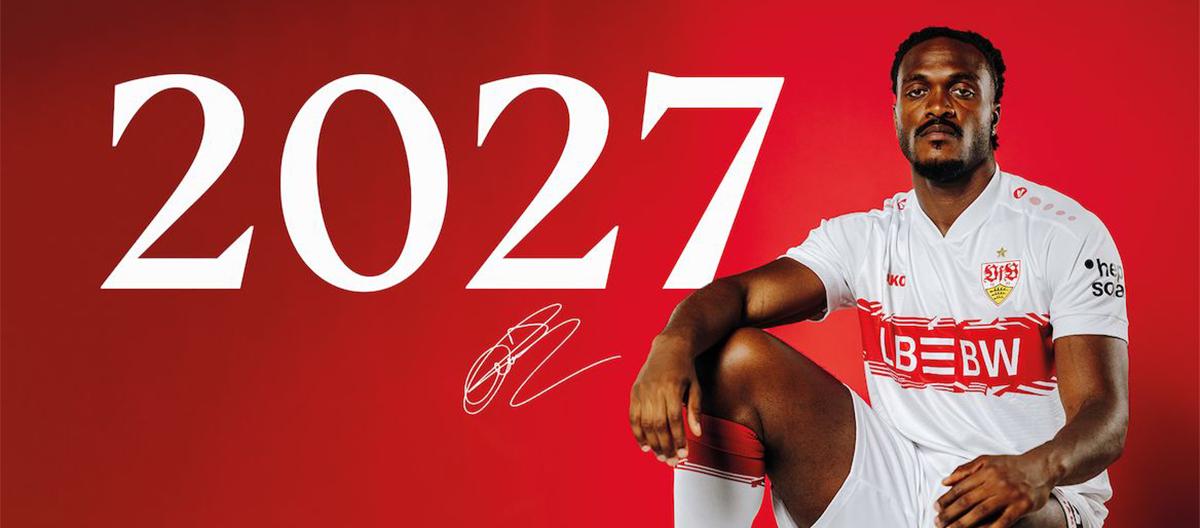 Official: Stuttgart extends contract with 27-year-old center-back Zagadou until June 2027.