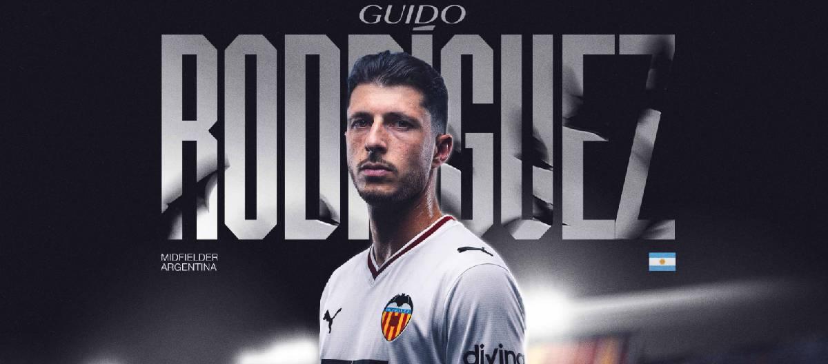 Valencia have confirmed the contract extension with Guido Rodriguez, who will continue to play for the club until 2028.