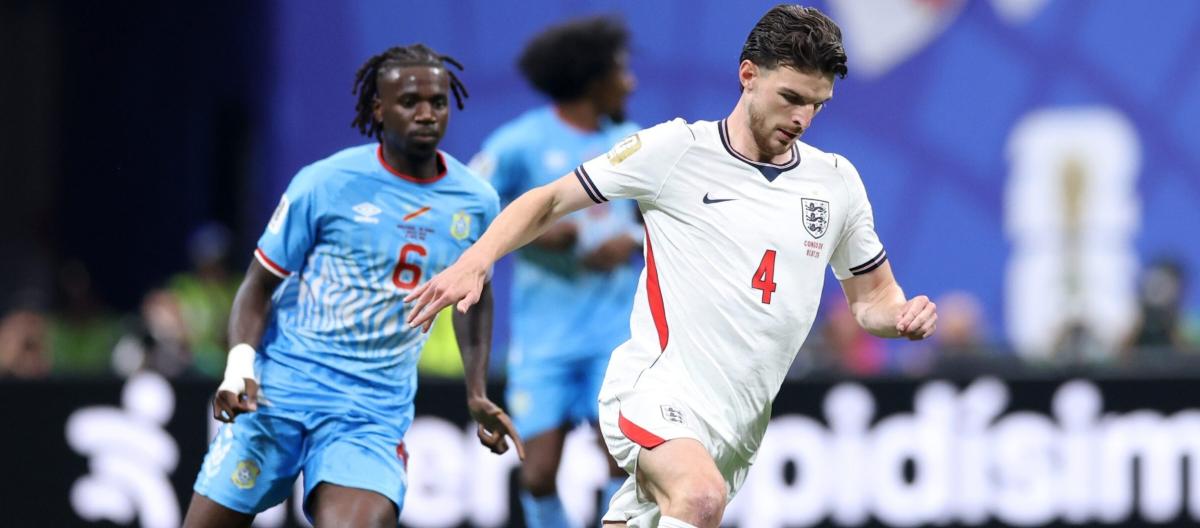 Rice was incredulous at England's comeback victory against the Democratic Republic of Congo.
