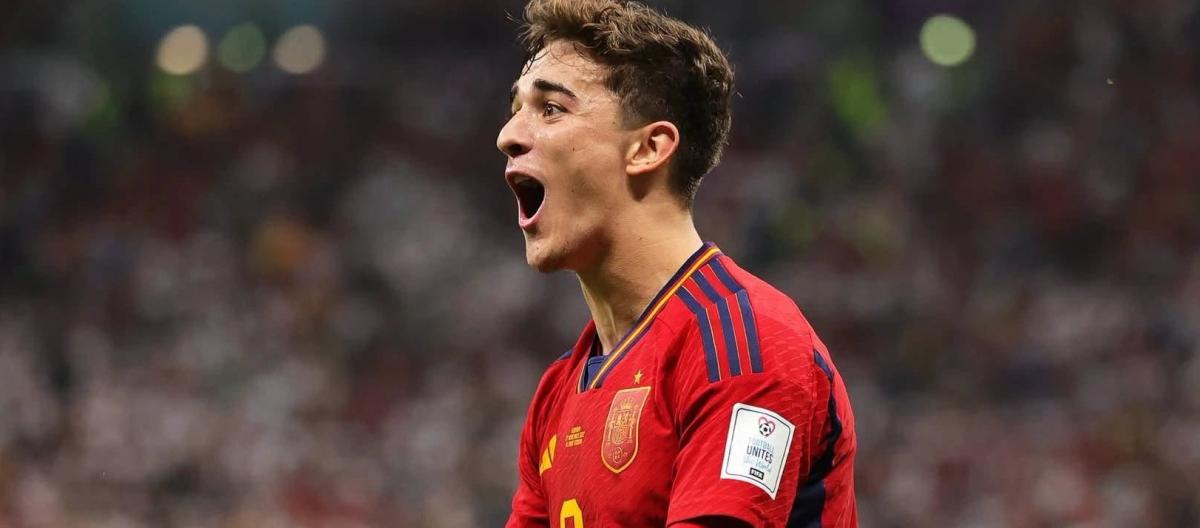 Gavi hopes to score the winning goal in the World Cup final.