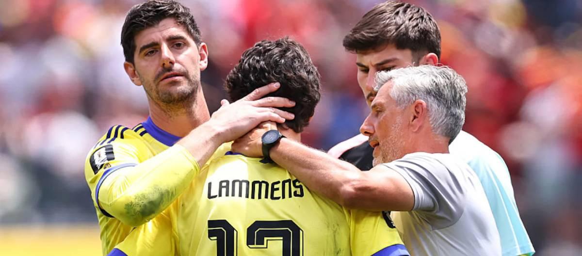 Courtois injured and shed tears, Belgium's two goalkeepers bid farewell to the World Cup.