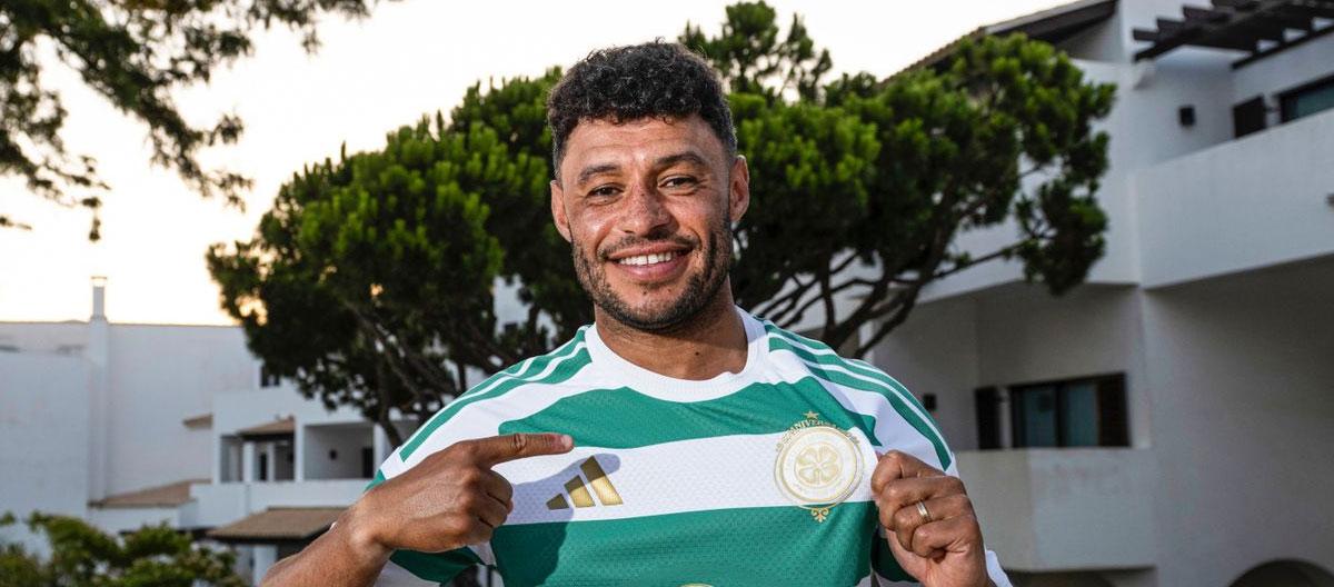 Celtic completes contract extension with England international attacking midfielder Alex Oxlade-Chamberlain..