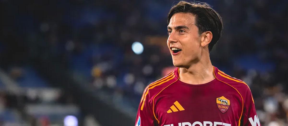 Roma triggered Argentina international forward Paulo Dybala's contract extension clause..