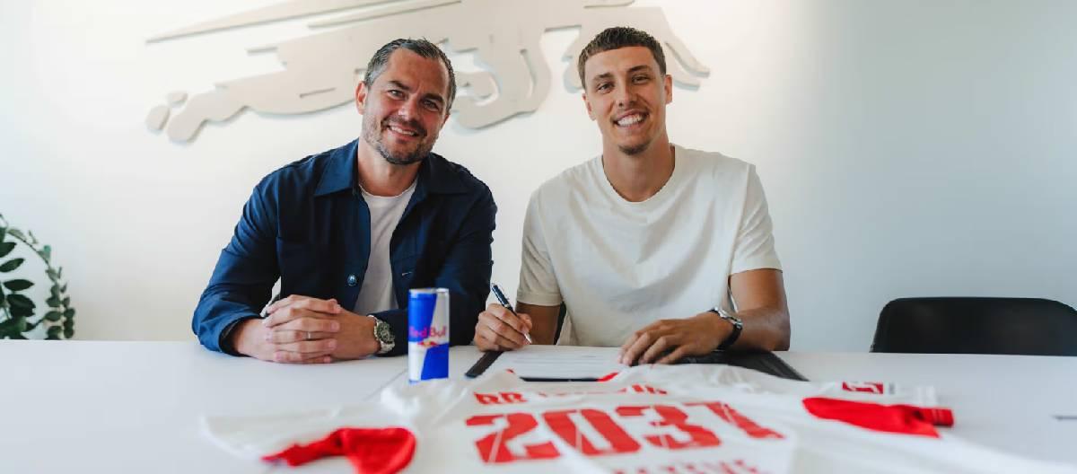 RB Leipzig has announced the signing of Maxim Esteve, with a contract running until 2031.
