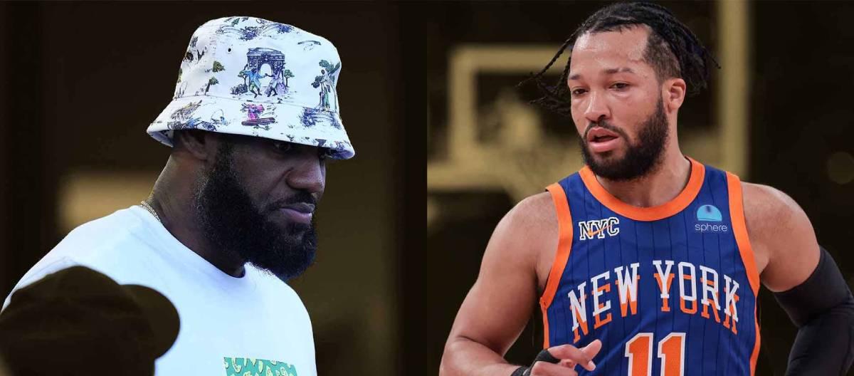 Jalen Brunson responds to not recruiting LeBron James