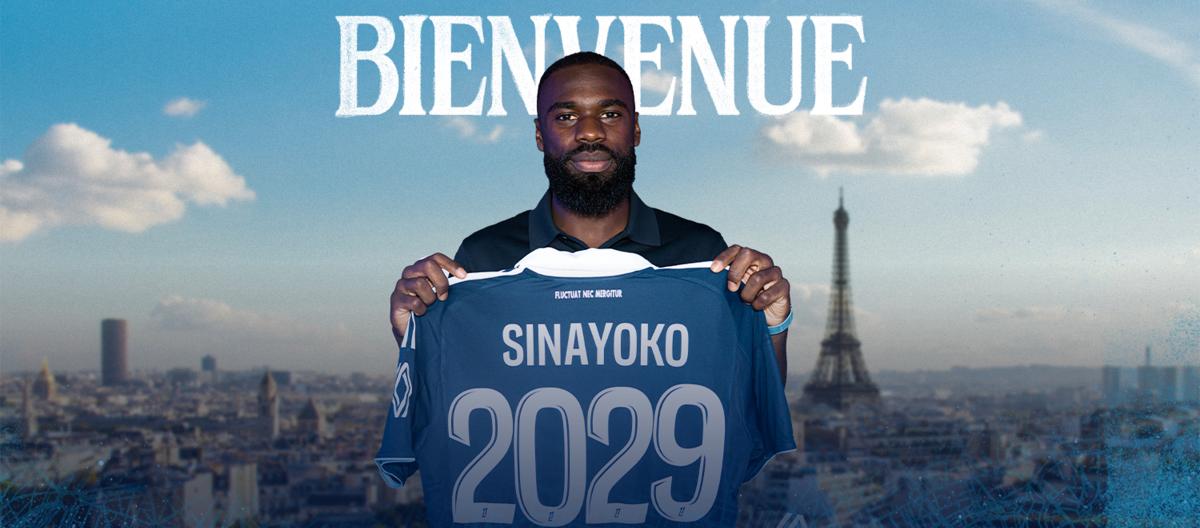 Auxerre striker Sinayoko has officially joined Paris FC on a three-year contract.