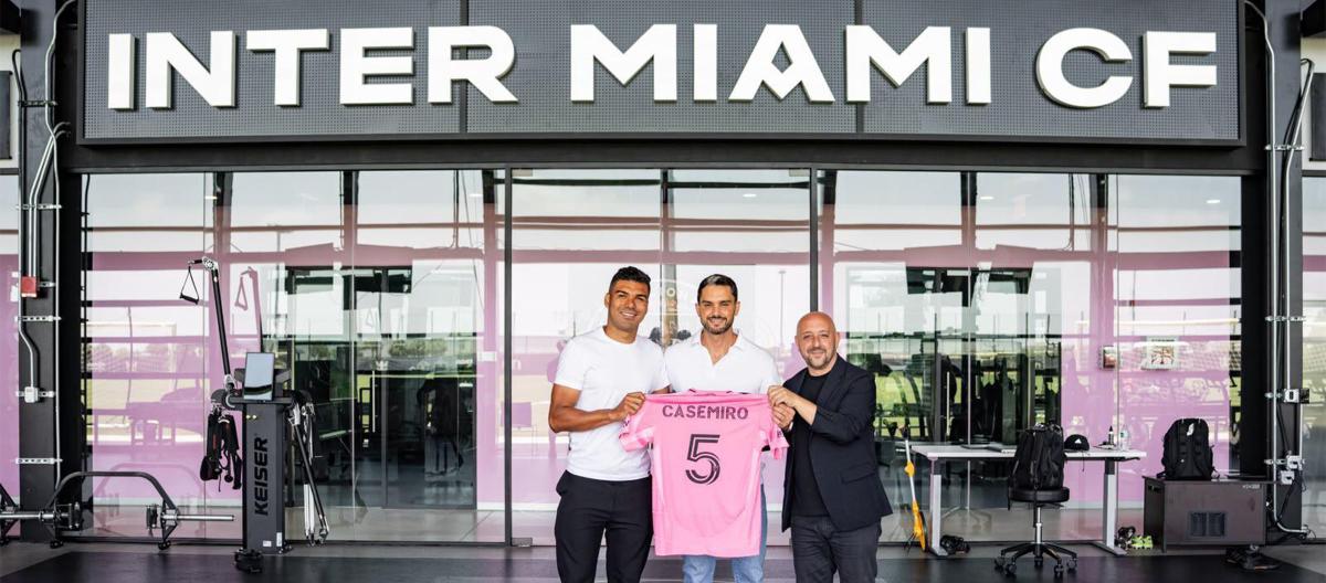 Casemiro has joined Inter Miami as a free agent and will wear the number 5 jersey.