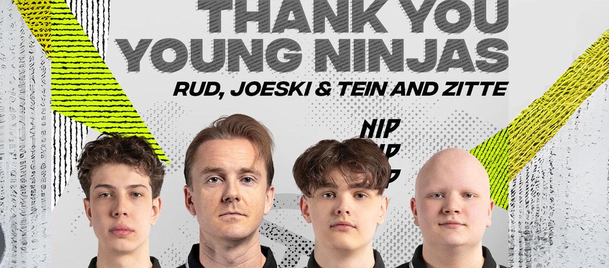 CS2：Ninjas in Pyjamas （NIP）无预警宣布暂时搁置青训队Young Ninjas..
