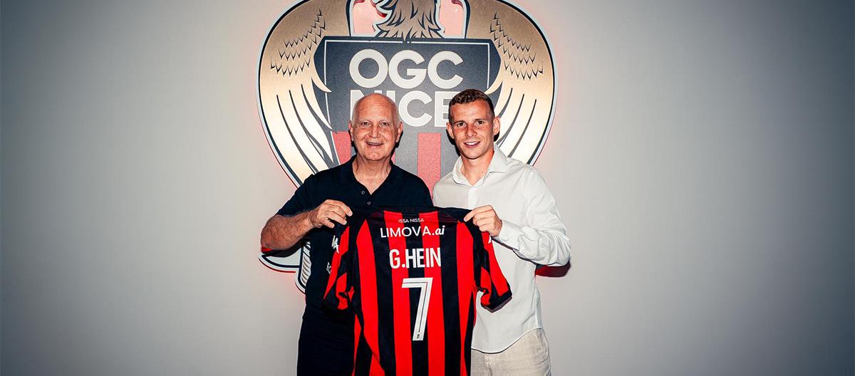 Nice have officially announced the signing of Metz attacking midfielder Gotje Hein on a three-year contract.