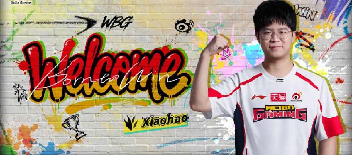 WBG's League of Legends division announced the return of Xiaohao to the team, and he will join the team in various competitions in the future.