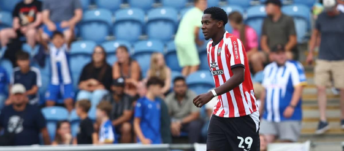 Romeo Akacchuk admitted he was very happy to score his first official goal for Southampton's first team.