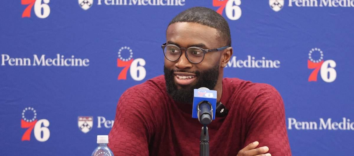 Jaylen Brown briefly responds to his former team's trade during a guest appearance on a show.