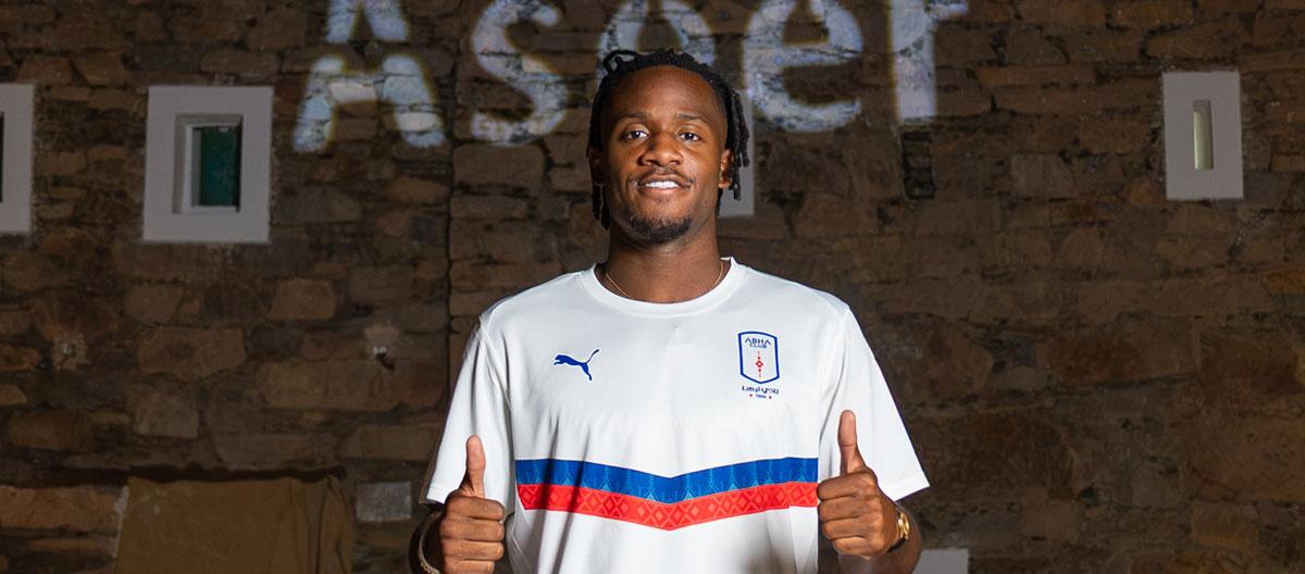 Former Chelsea Belgium international center forward Michy Batshuayi officially joins newly-promoted Saudi Pro League side Abha..