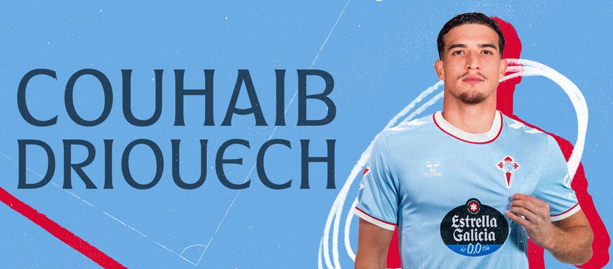 Celta Vigo officially announce the signing of PSV Eindhoven's Morocco international winger Couhaib Driouech..