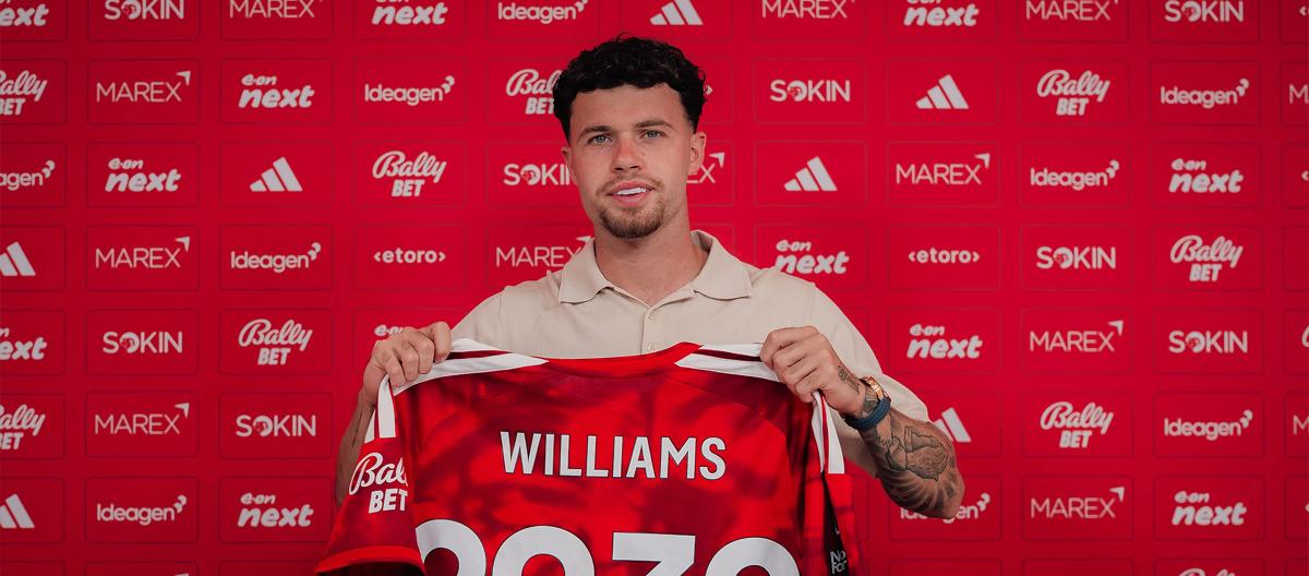 Official: Nottingham Forest extends Neco Williams' contract until June 2030.