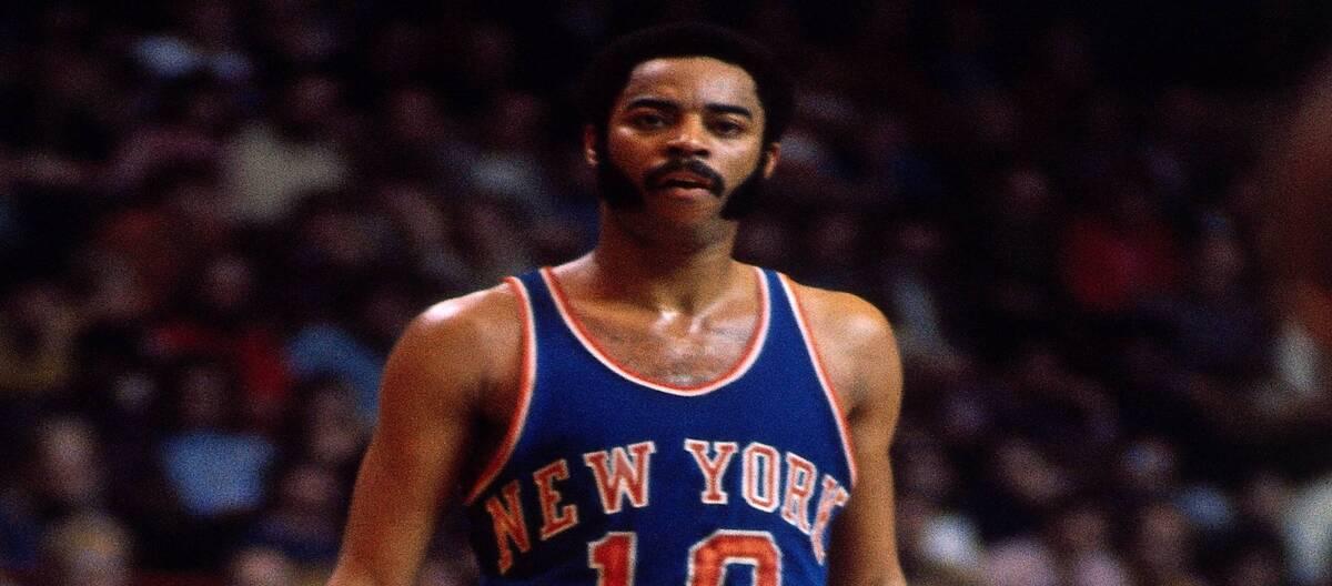 Knicks' all-time top five assist leaders: Frazier leads with 4,791 assists, followed closely by Jackson.