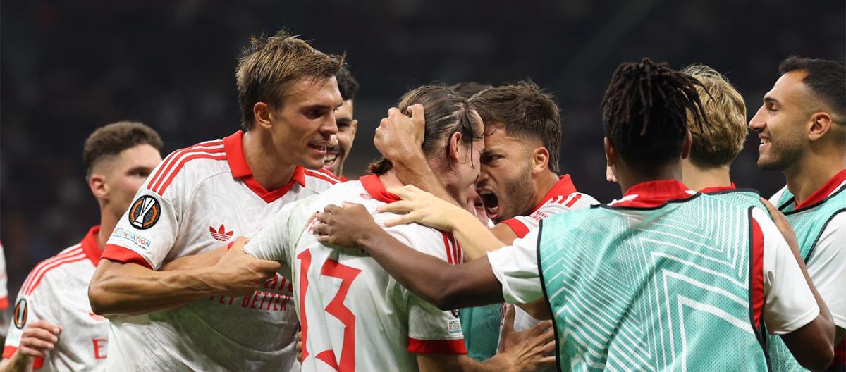 Europa League – AC Milan suffered their first defeat of the season, losing 0-2 at home to Benfica.