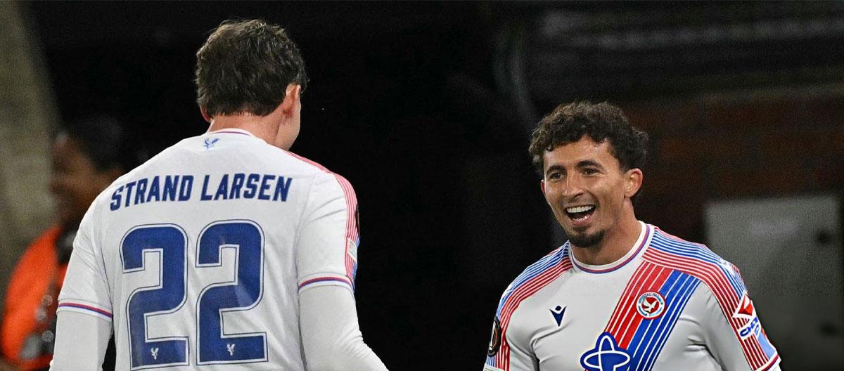 ◤UEFA Europa League◢ Yeremy Pino scores as Crystal Palace cruised to a 4-0 win over 10-man Lech Poznań..