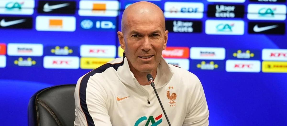 Zidane was deeply moved as he prepared to make his debut as manager of France.