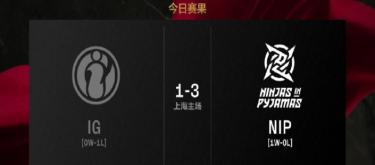 Doinb returned to the game with a brilliant performance, and NIP defeated IG with a score of 3-1