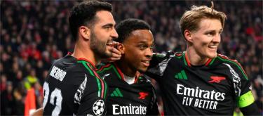 Champions League - Odegaard scored twice as Arsenal beat PSV Eindhoven 7-1