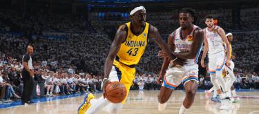 Pacers reverse Thunder and take the lead in the first game of the finals