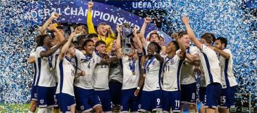 European U21 Football Championship - England beat Germany 3-2 to win the championship