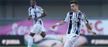 意甲联赛——孔塞桑破门　尤文图斯1比1战平维罗纳