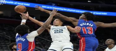The Grizzlies lost their first preseason game 112-128 to the Pistons.