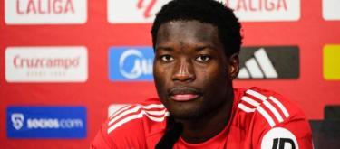Lucien Agoume is looking forward to his next match, eager to continue his winning streak.