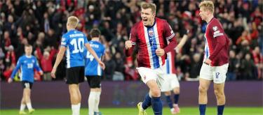 World Cup Qualifier – Haaland scores 2 goals as Norway defeats Estonia 4-1.
