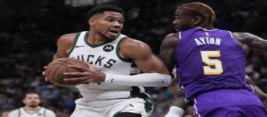 Doncic scores 41 points as Lakers defeat Bucks 119-95.