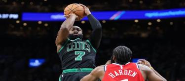 James Harden's 37 points weren't enough to save the Clippers from a narrow 118-121 defeat to the Celtics.