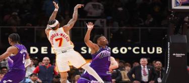 Collier's 25 points weren't enough to save the Hawks from a narrow 121-119 victory over the Jazz.